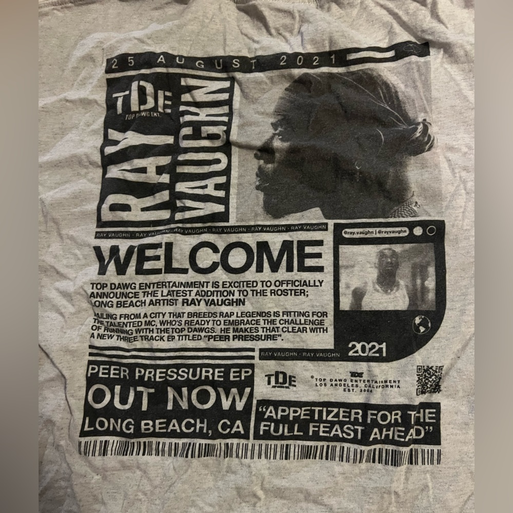 RAY VAUGHN merchandise never worn